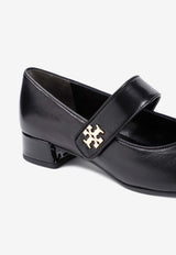 Mary Jane Ballet Pumps in Leather