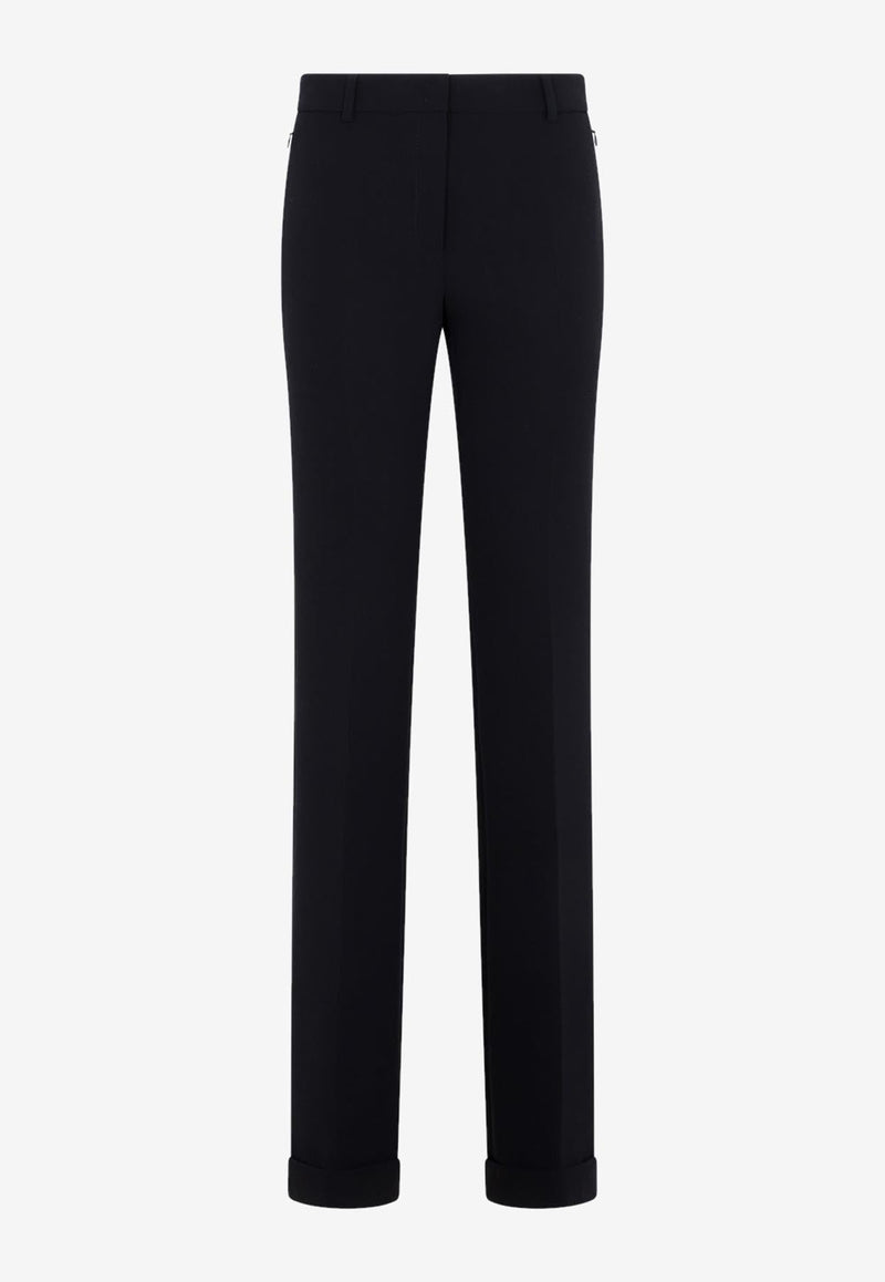 Marisa Flared Pants in Wool