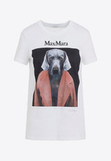 Cipria Dog Print T-shirt