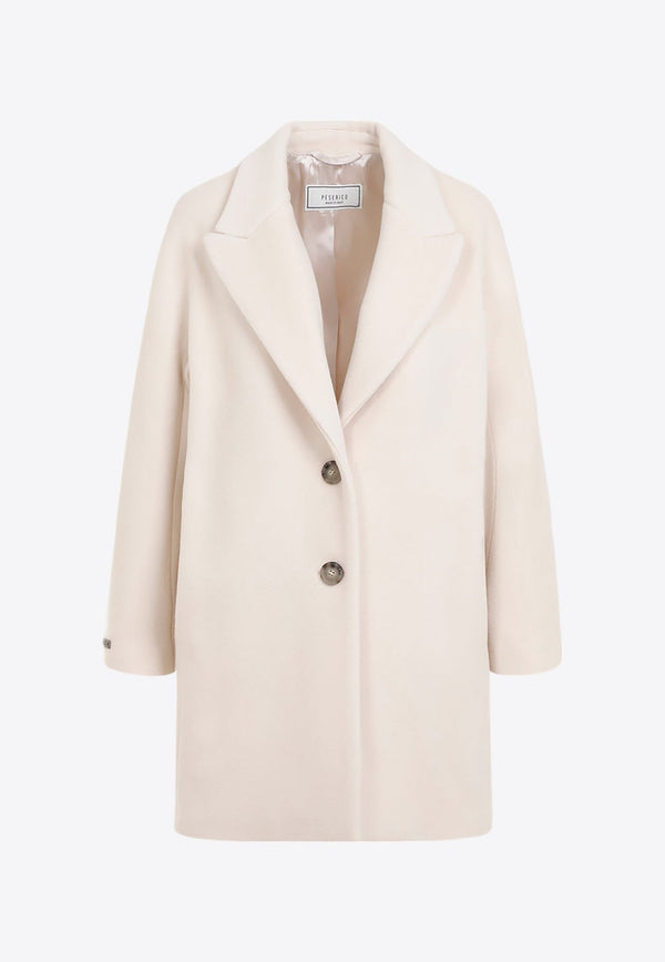 Cocoon Wool and Cashmere Coat