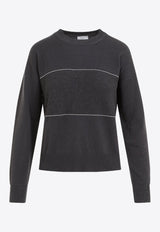 Crewneck Lurex Sweater