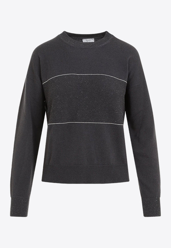 Crewneck Lurex Sweater