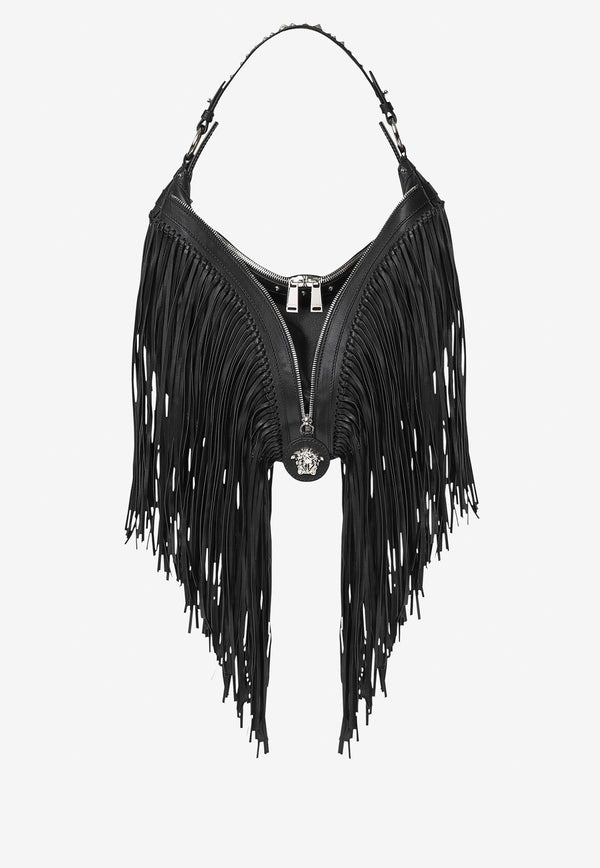 Repeat Fringed Hobo Shoulder Bag