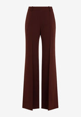 Flared Pleated Pants