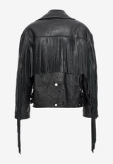 Fringed Leather Jacket