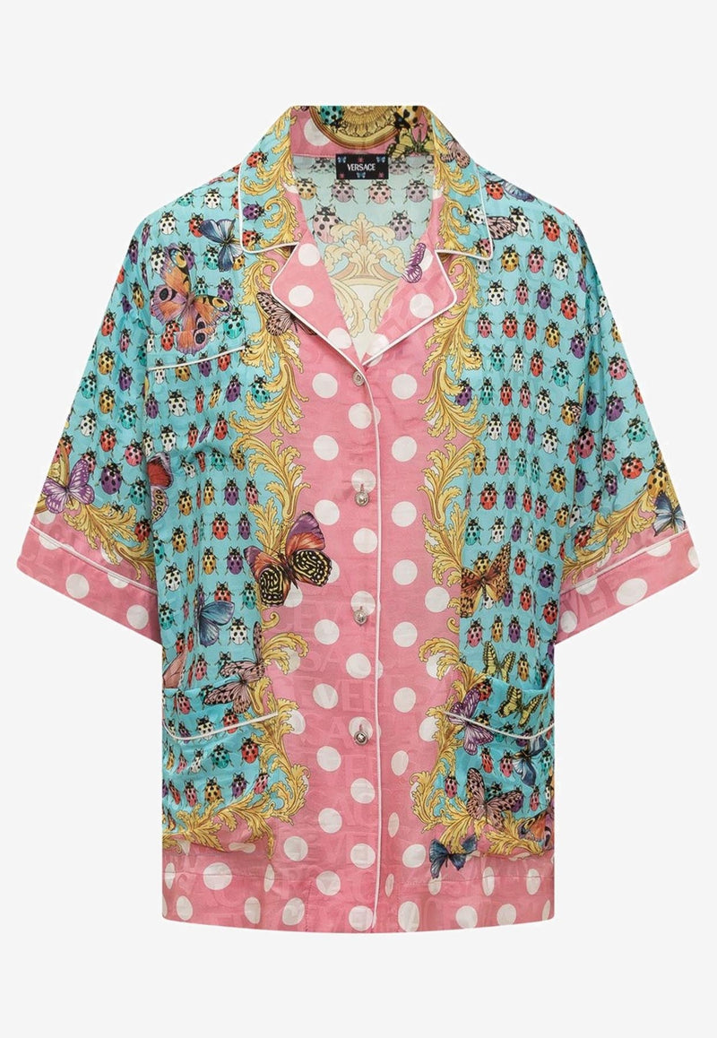 Butterflies Polka Dot Shirt