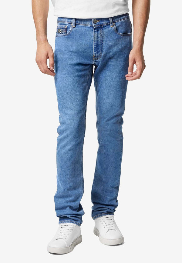 Medusa Biggie Medium Washed Slim Jeans