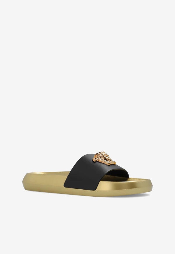 La Medusa Leather Slides