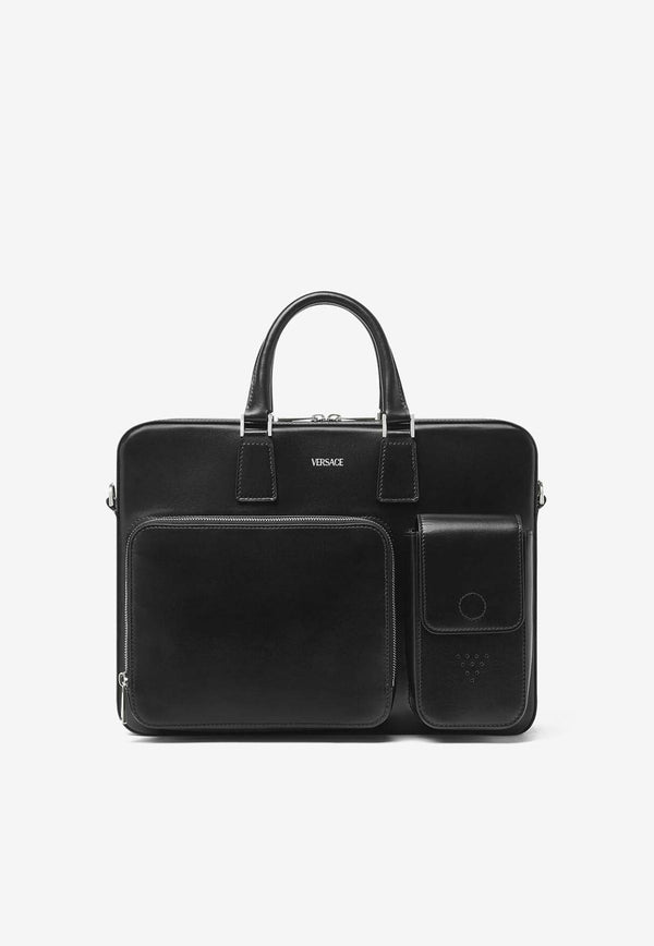 Cargo Calf Leather Briefcase