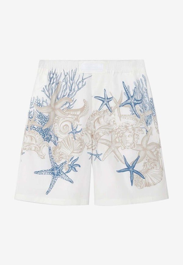 Barocco Sea Print Shorts