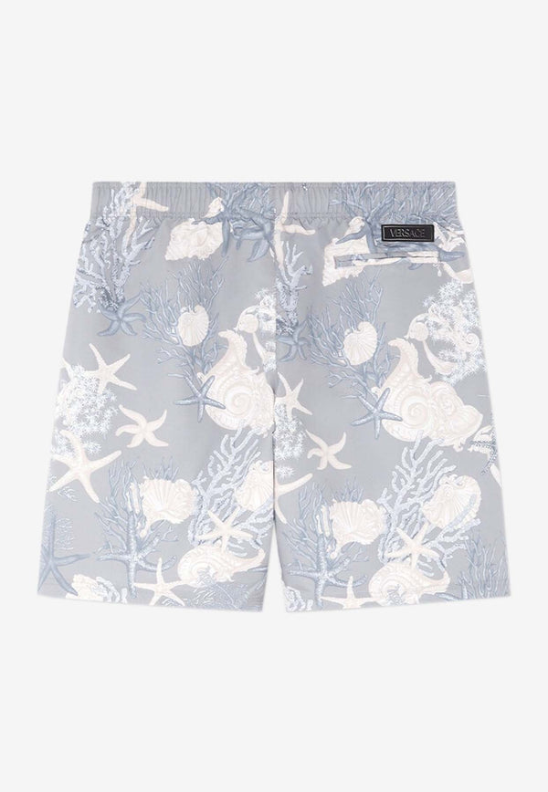 Barocco Sea Print Boardshorts