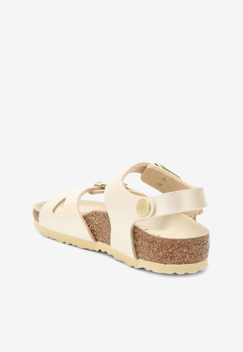 Kids Rio Leather Slingback Sandals