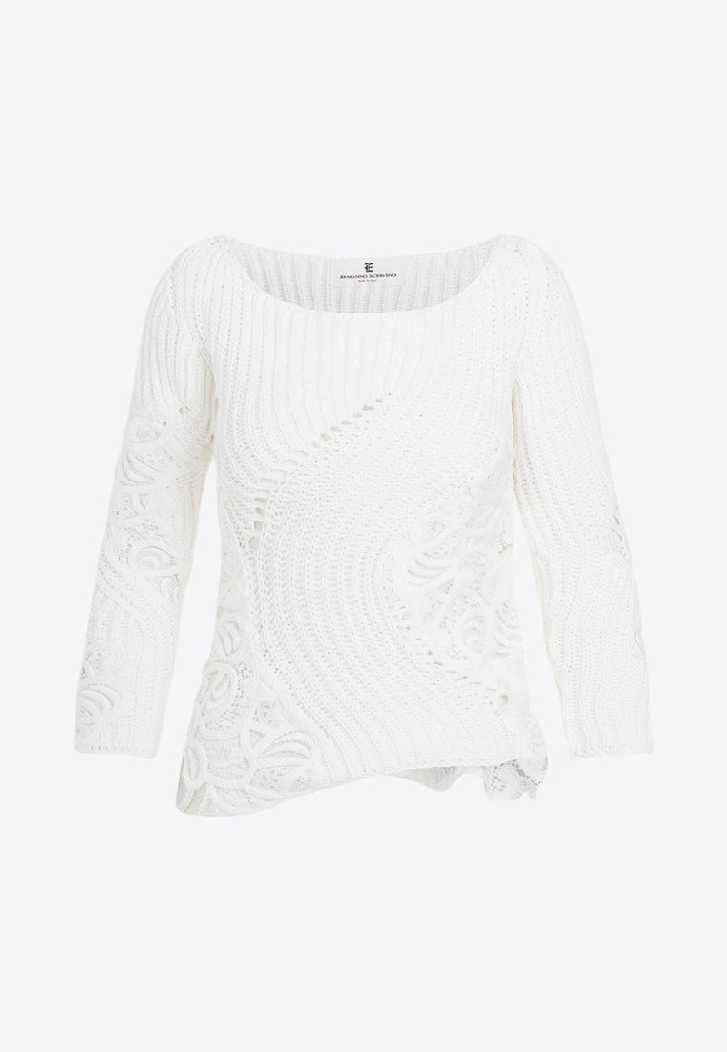 Lace Knitted Sweater