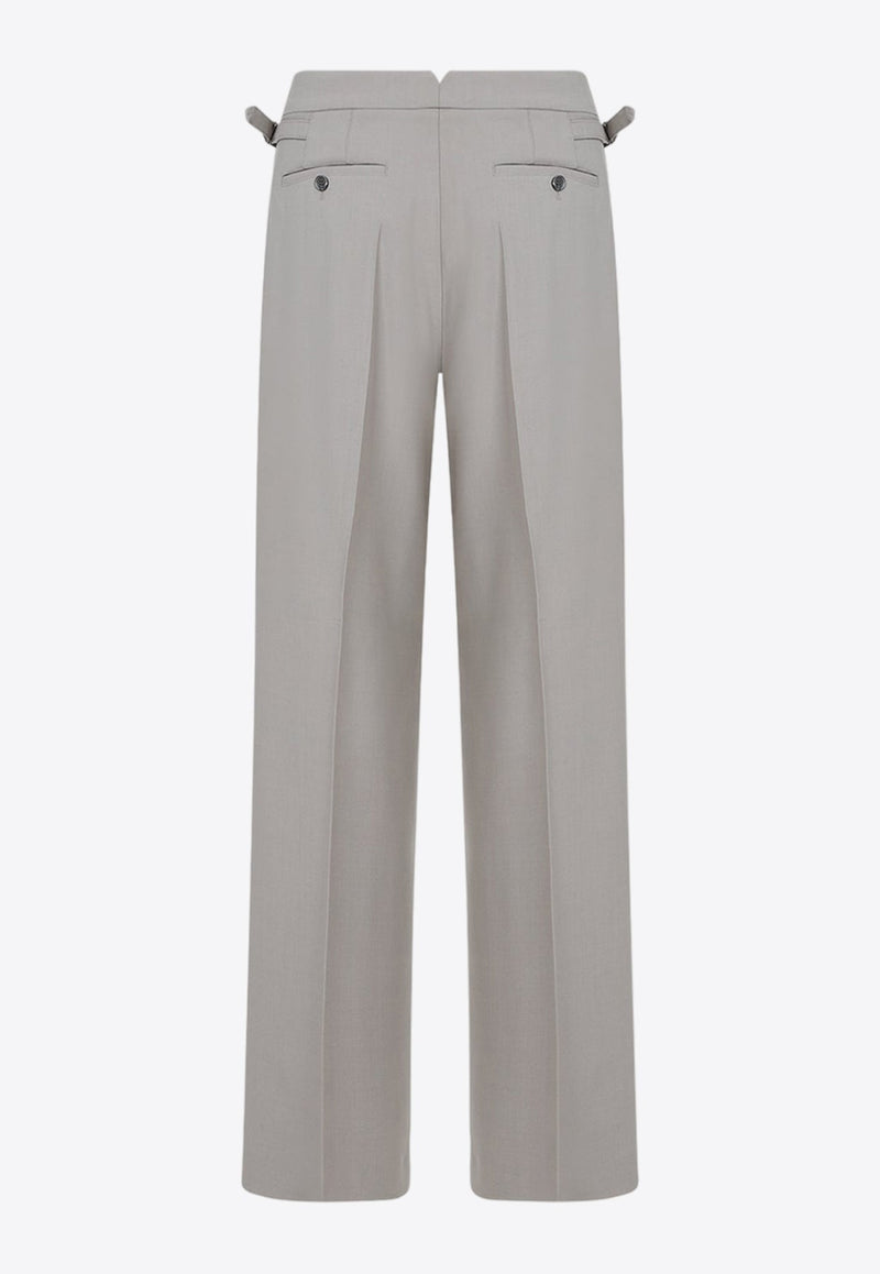 Large-Fit Pleated Pants
