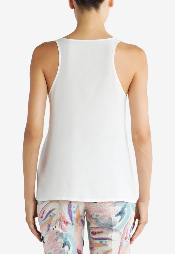 Silk Sleeveless Top