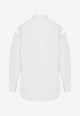 Long-Sleeved Cut-Out Shirt