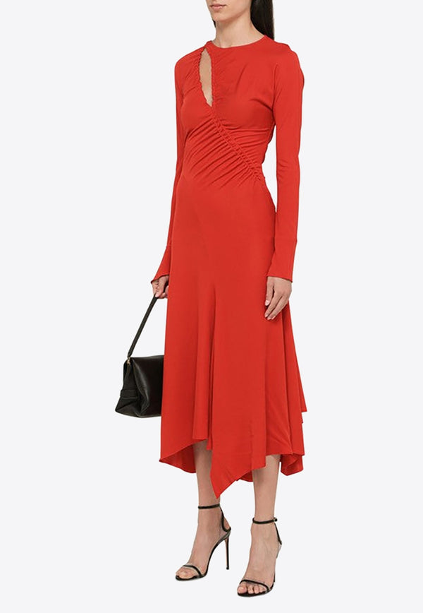 Asymmetric Midi Dress