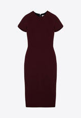 Sheath Crepe Tailored Dress