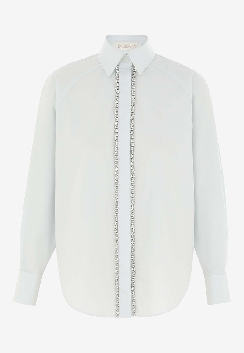 Illustration Diamante Embellished Shirt