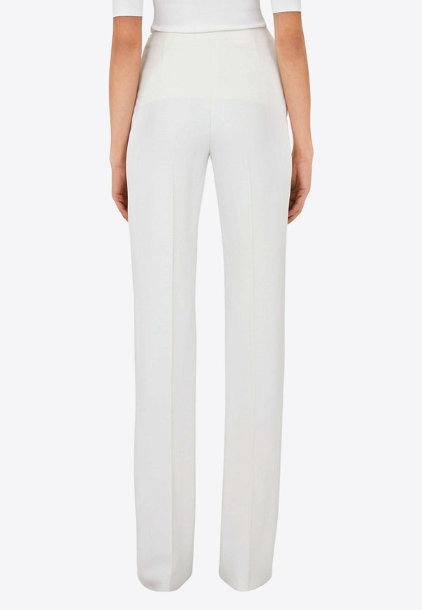 Classic Wool Straight-Leg Pants