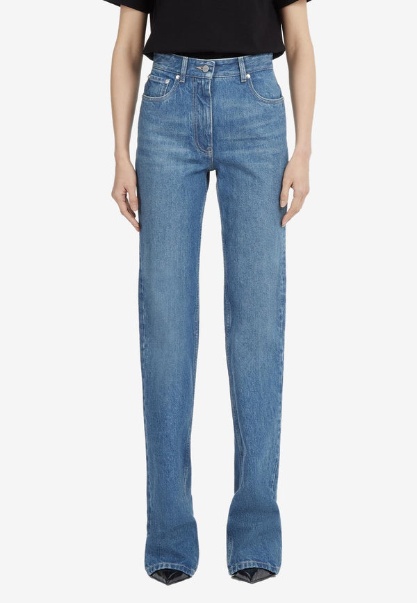 Washed-Out Slim Jeans