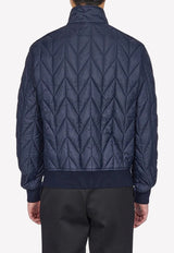 Quilted Bomber Jacket