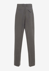 Pleated Wool Pants