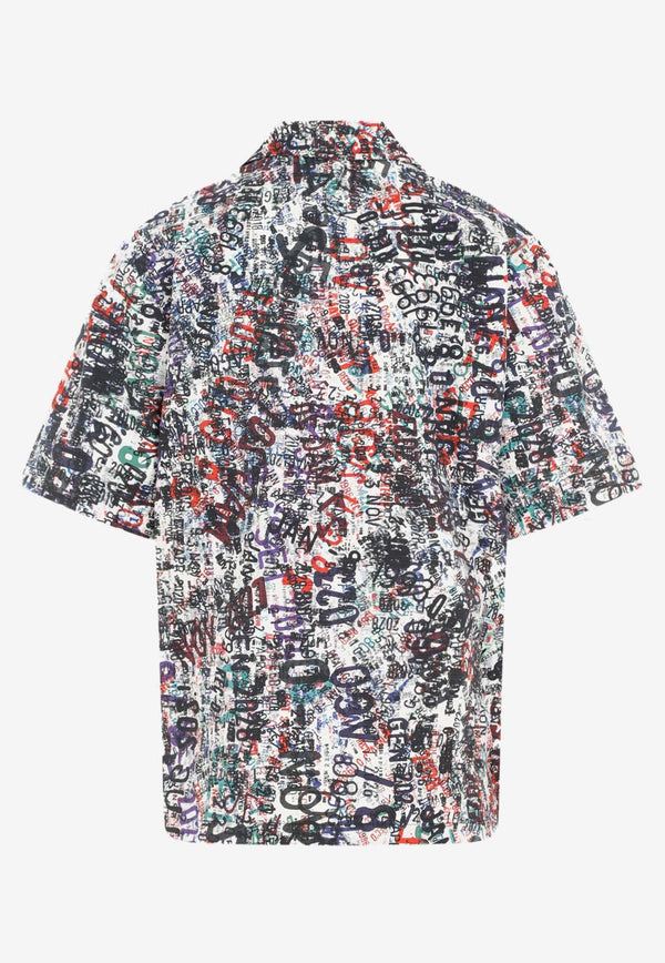 Graphic Print Short-Sleeved Shirt