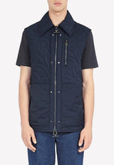 Gancini Monogram Quilted Vest