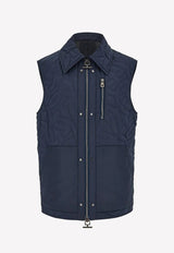 Gancini Monogram Quilted Vest