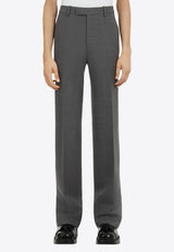 Straight-Leg Tailored Pants