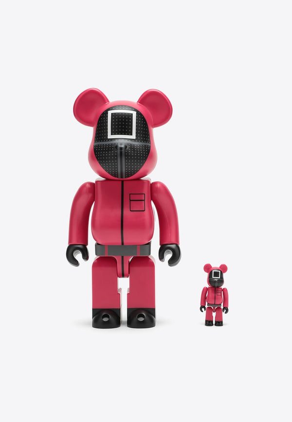 Bearbrick 100%+400% Squid Game Guard Square