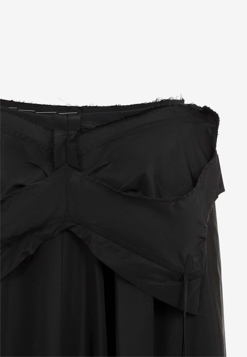 Flared Midi Skirt