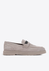 Penny Suede Loafers