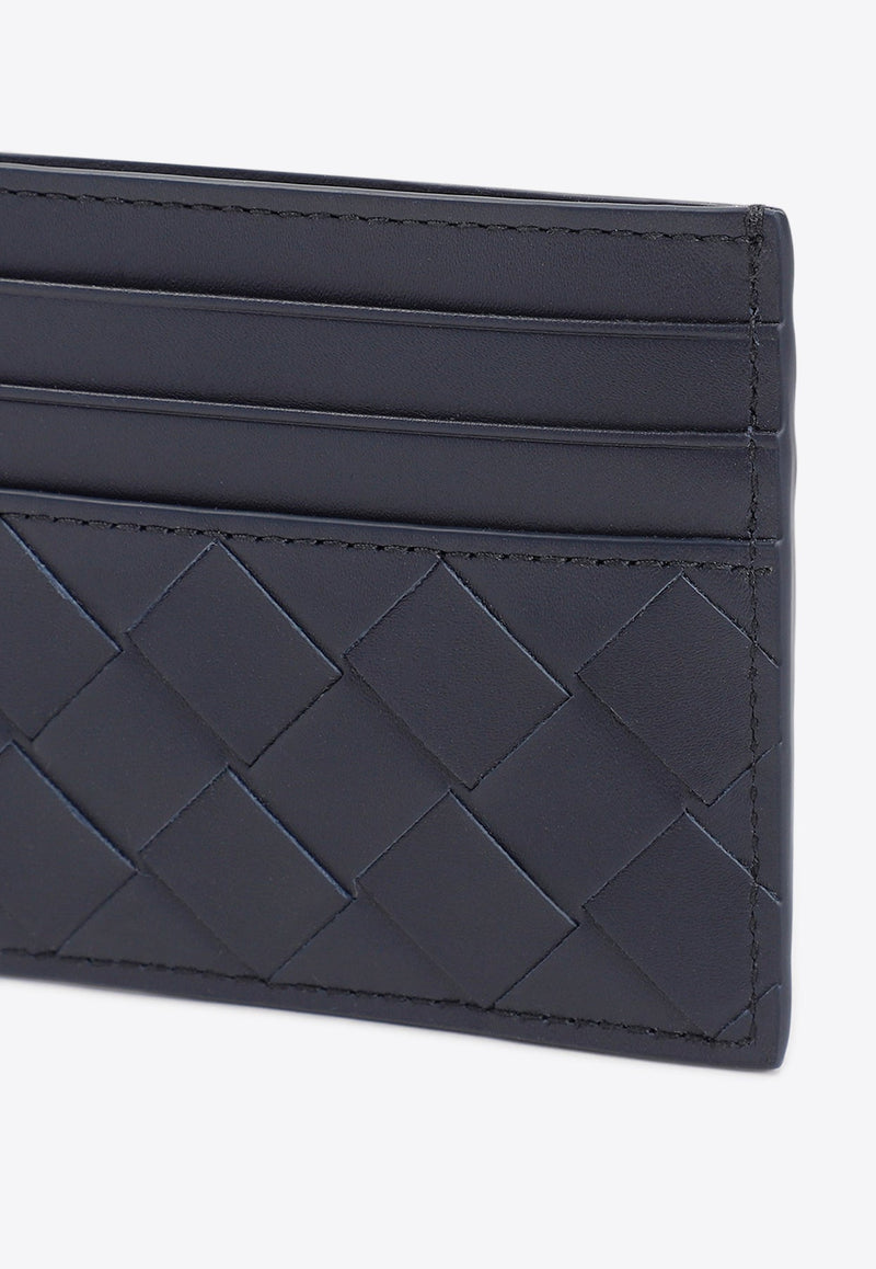 Intrecciato Leather Cardholder