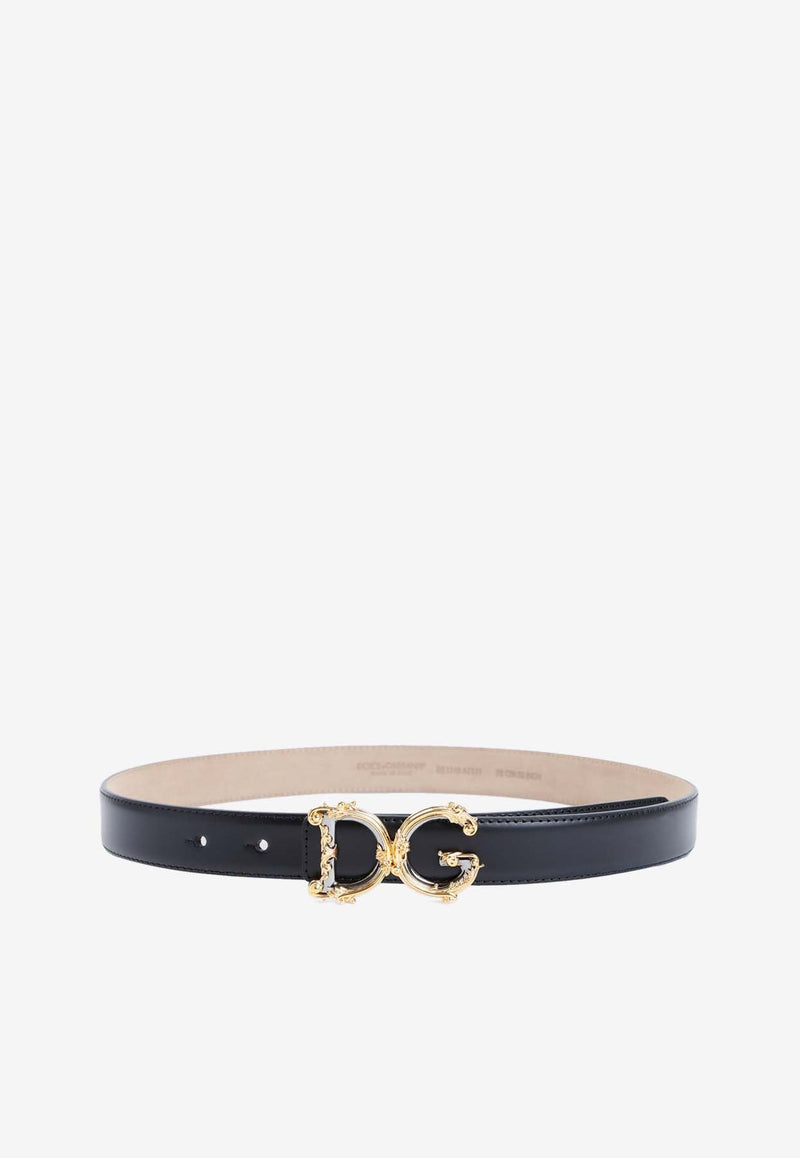 DG Buckle Leather Belt