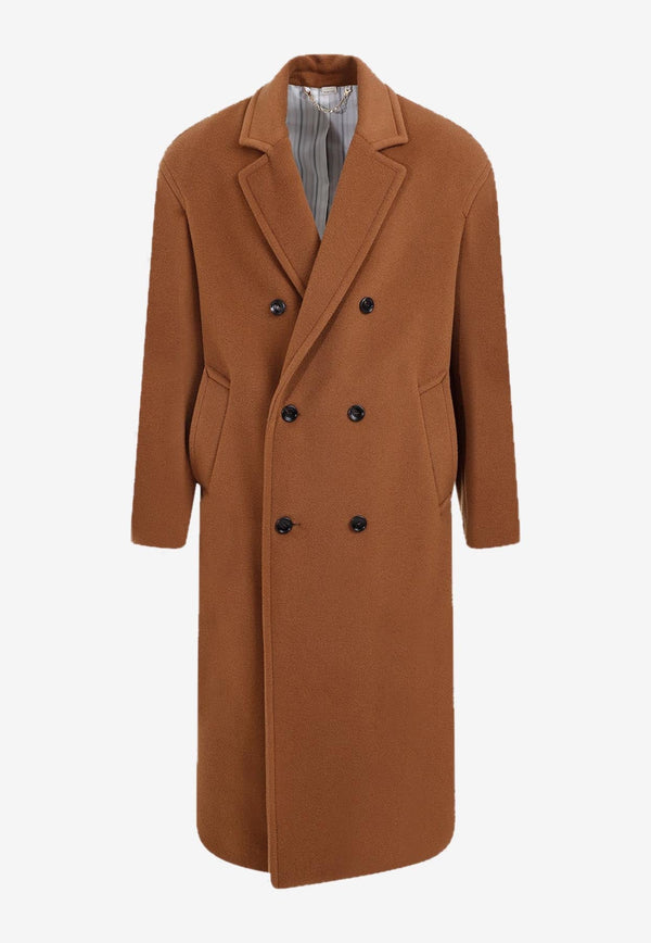 Double-Breasted Wool Coat