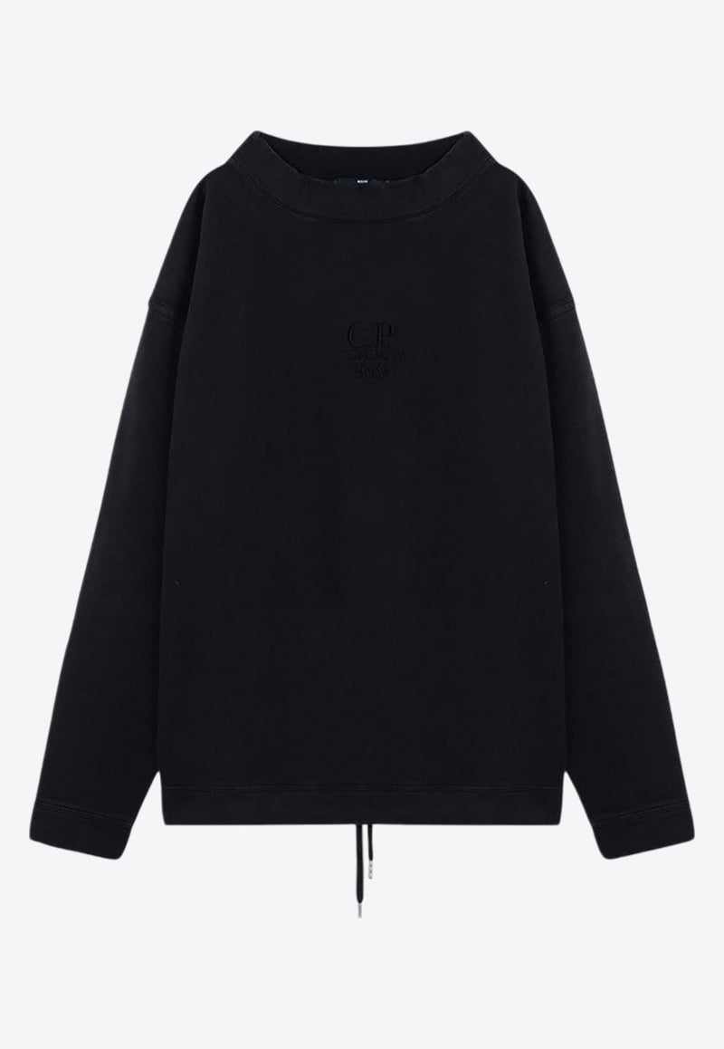 Embroidered Logo Crewneck Sweater