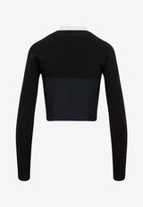 Kim Long-Sleeved Corset Top