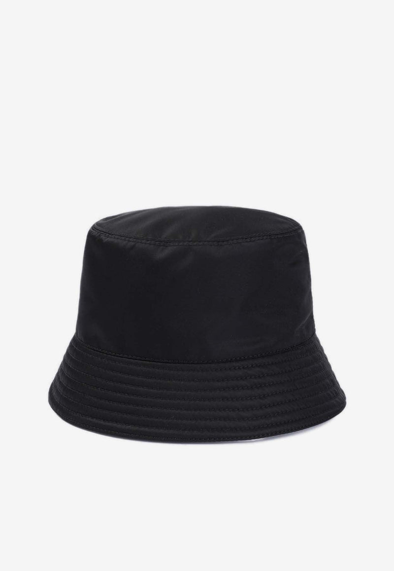 Logo Plaque Re-Nylon Bucket Hat