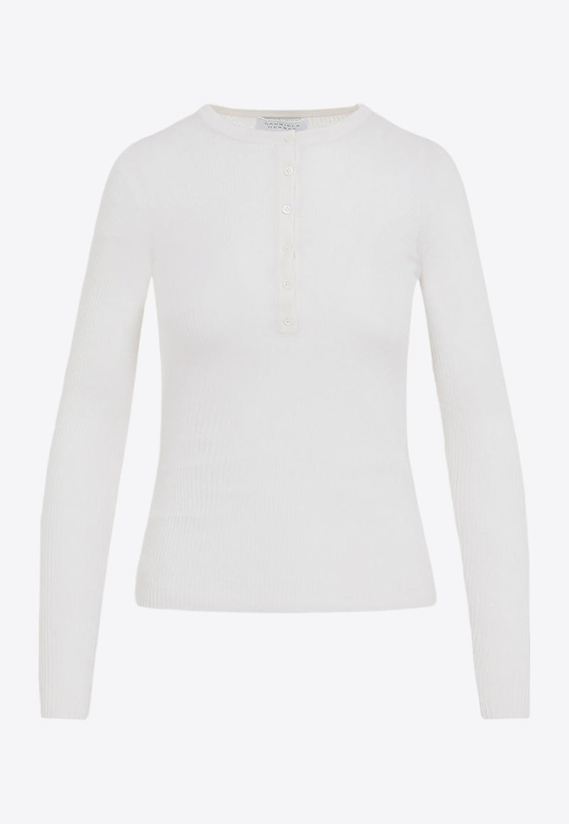 Julian Henley Top in Cashmere and Silk