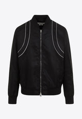 Piping Harness Bomber Jacket