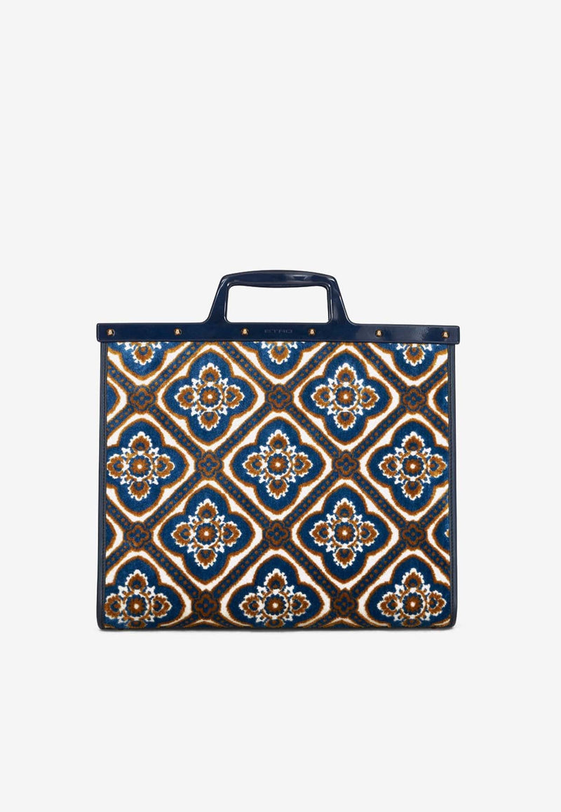 Medium Love Trotter Jacquard Tote Bag