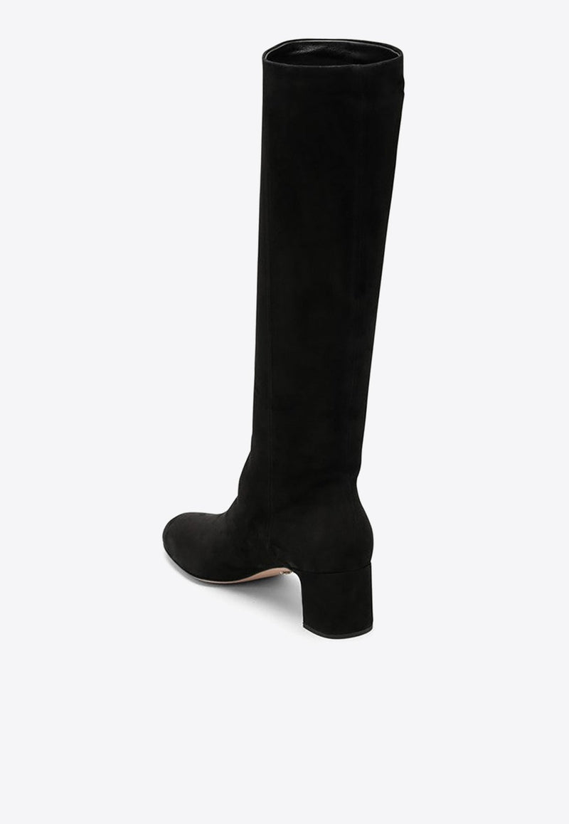 55 Knee-High Suede Boots