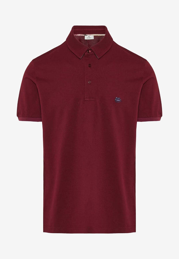 Logo Embroidered Polo T-shirt