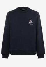 Logo-Patch Pullover Sweatshirt