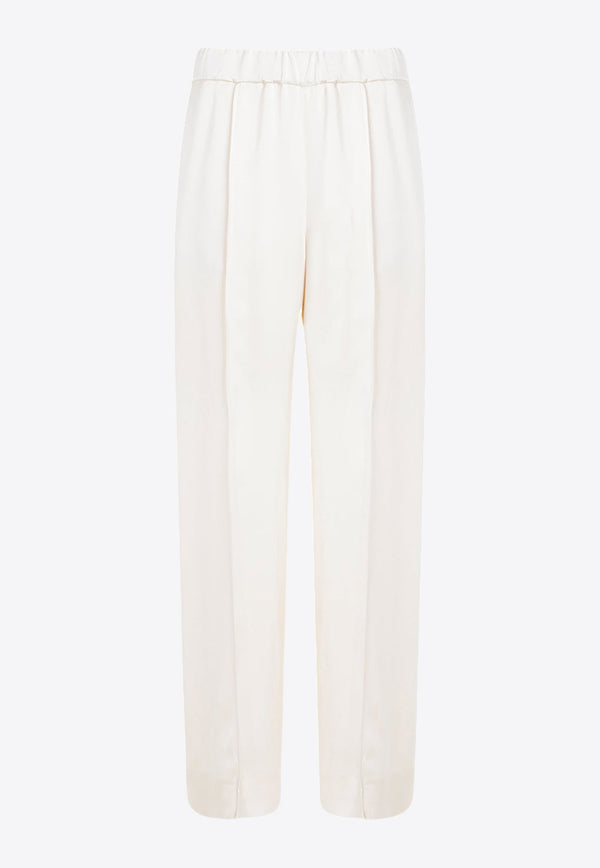 Straight-Leg Elastic Pants