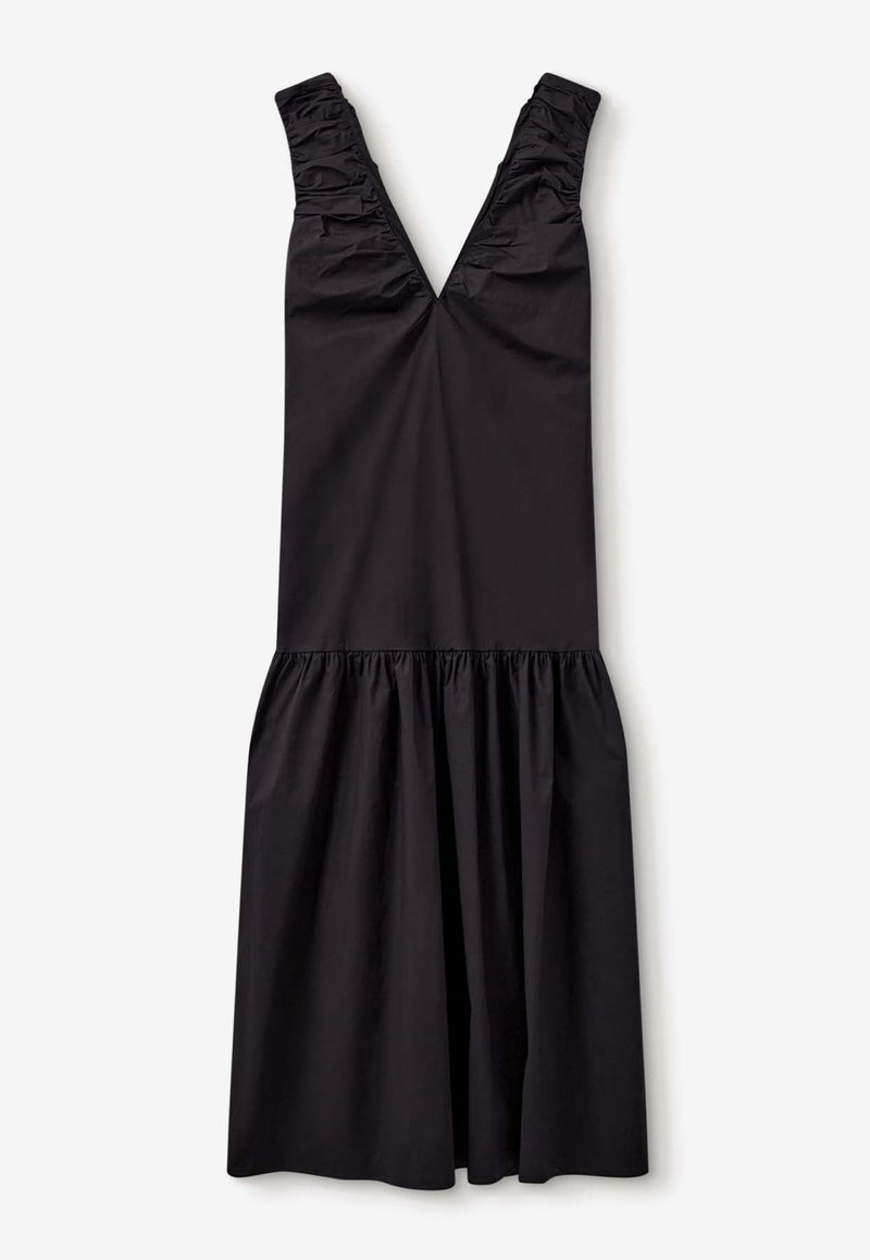 Cyprus Deep V-neck Maxi Dress