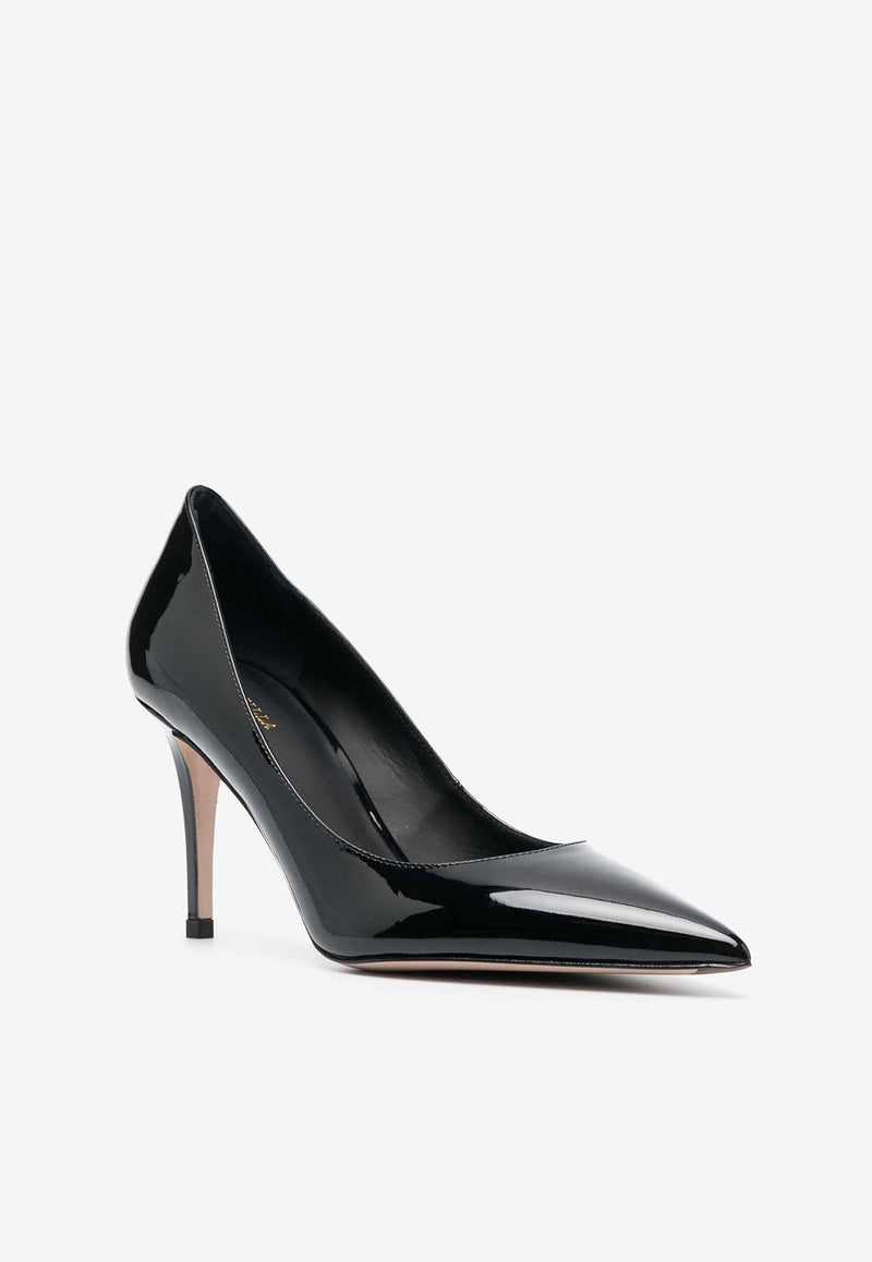 Eva 80 Patent Leather Pumps