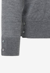 4-bar Stripe Wool Sweater